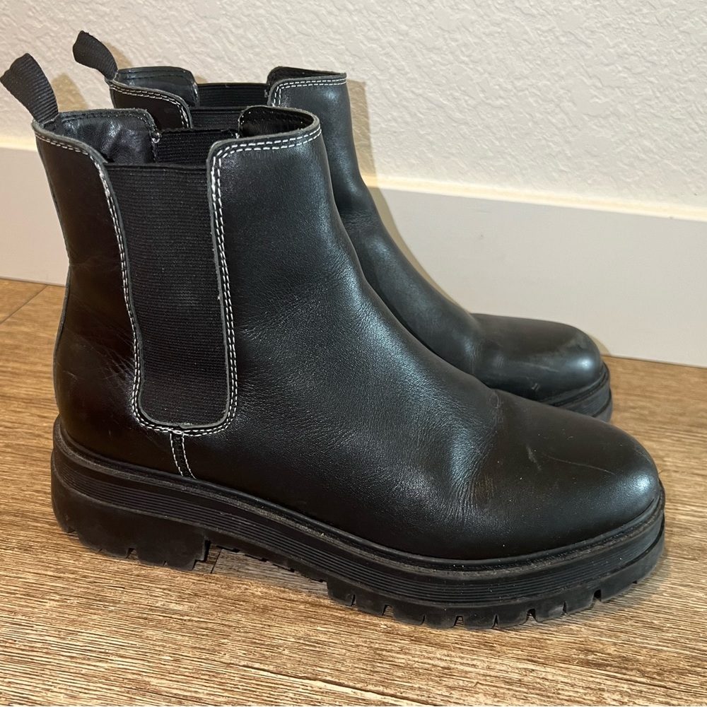 Marc Fisher Chunky Boots, size 8.5